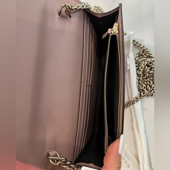 GUCCI - Guccissima Signature Bow WOC/Small Crossbody In Excellent Condition - Picture 4 of 16